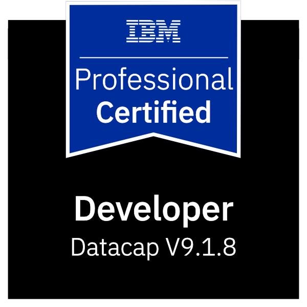 IBM Datacap V9.1.8 Development
